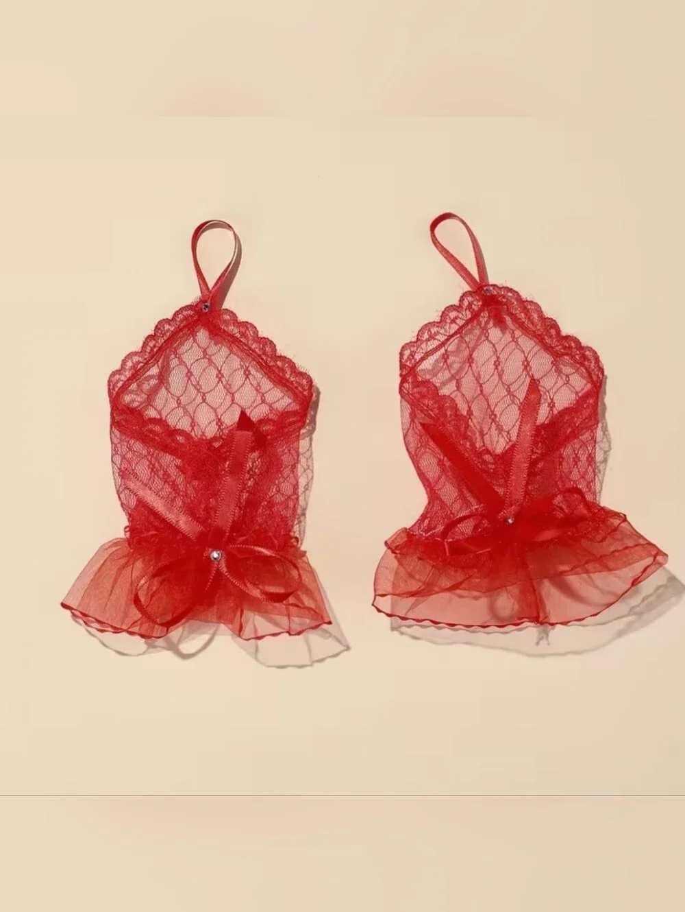 N/A sheer red